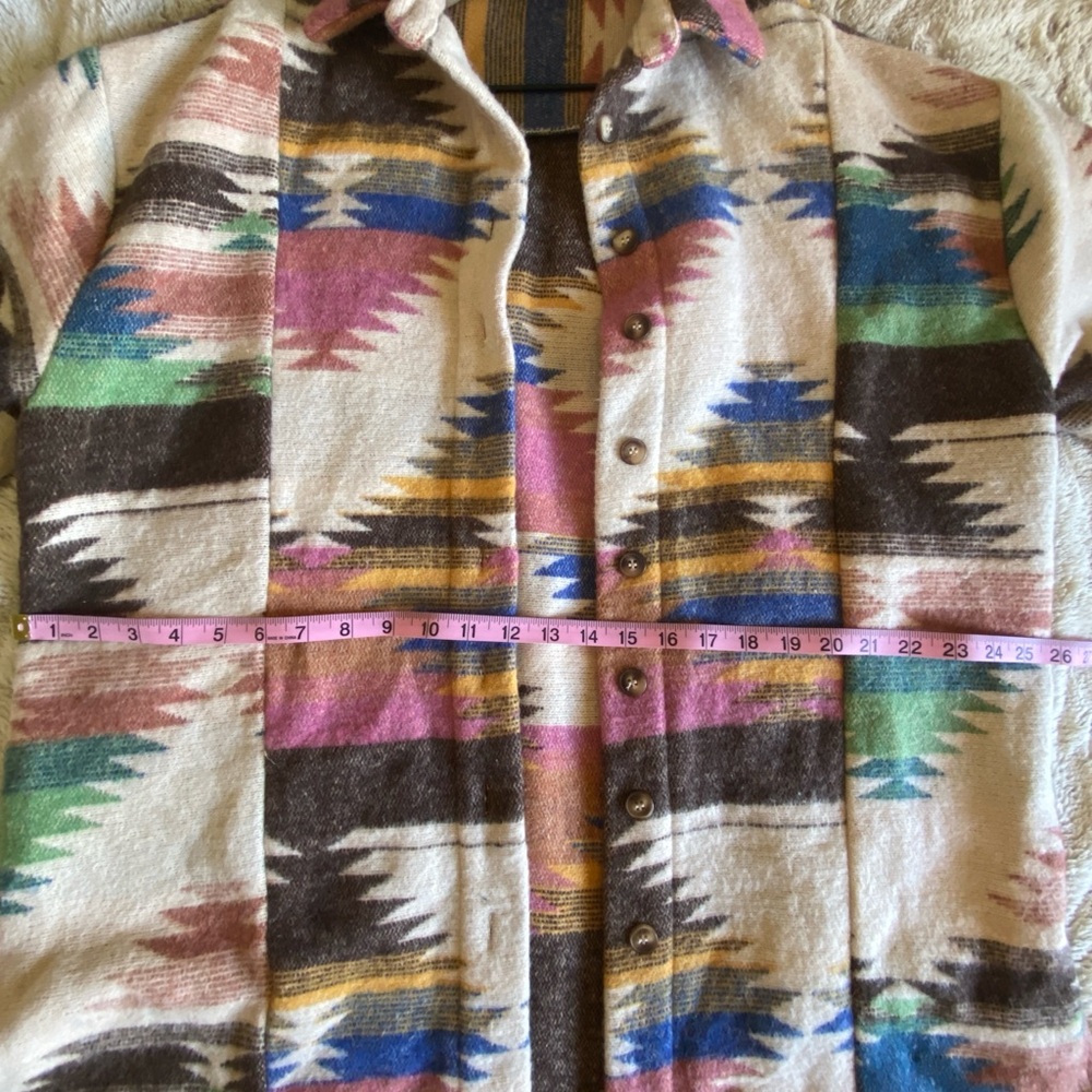 Blue b. collection  Multicolored Aztec Pattern Jacket - Picture 8 of 10
